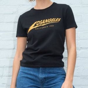 Brandy Melville John Galt Los Angeles Crop Top